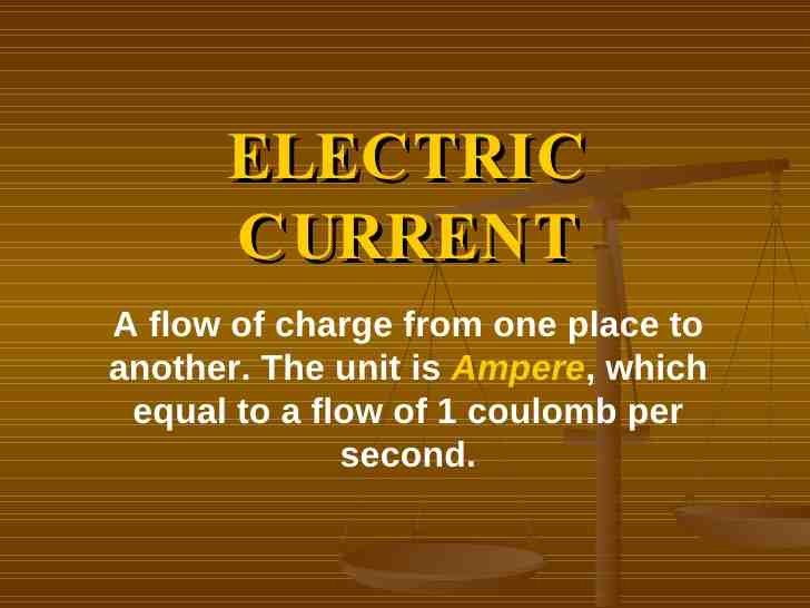 electric, current